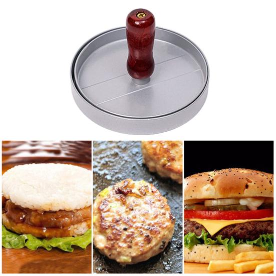 Пресс для бургеров, пресс для котлет из алюминиевого сплава, пресс-форма для гамбургеров, рыбных котлет, для мяса, говядины, овощей, бургеров, гриля, барбекю, кухонный инструмент
