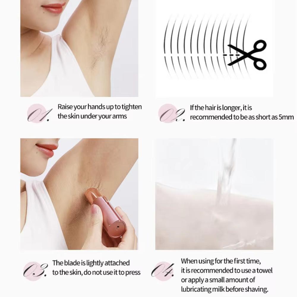 Electric Hair Removal Machine Eyebrow Trimmer Bikini Depilator Shaving Machine Electric Eyebrow Trimming Tool For Beginners