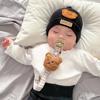 Baby Pacifier Clip Cute Infant Chain Lovely Cartoon Bear 3D Doll Nipple Toys Pacifier Clip Chain Kawaii Baby Feed Accessories
