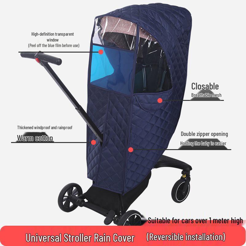 Universal Winter Warm Stroller Rain and Windproof Cover