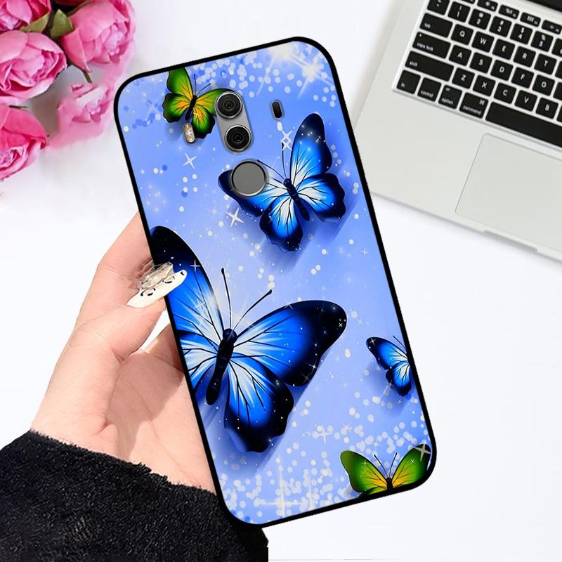 Чехол для Mate 10 Pro Mate10 ТПУ Мягкий Силиконовый Чехол для Телефона Для Huawei Mate 10 Lite Модный Ударопрочный Funda Nova 2i Бампер Милый