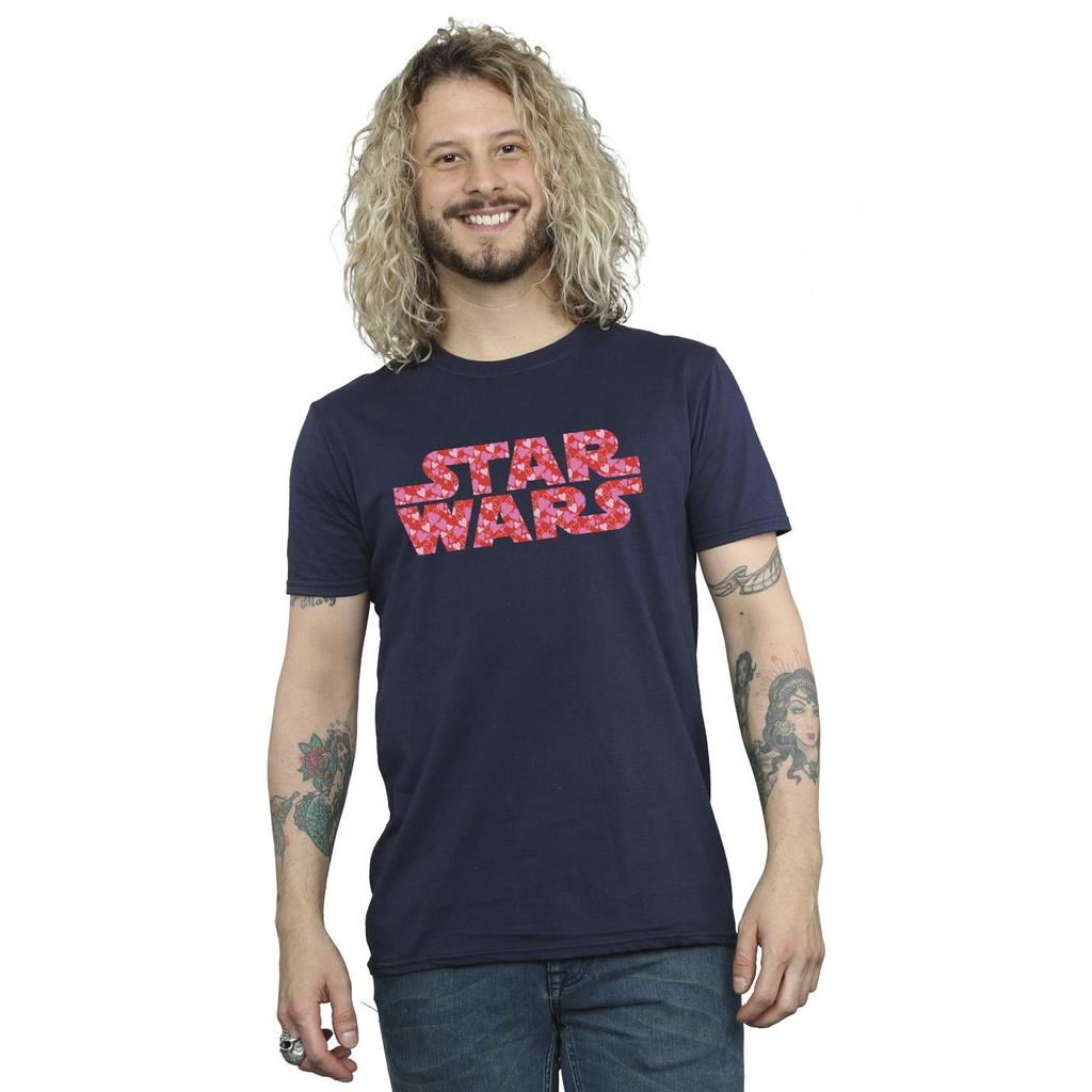 Star Wars Mens Heart Logo T-Shirt