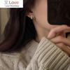 Korean Pearl Bar Stud Earrings For Women New Simple Cute Small Earring