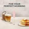 Mini & Mighty Milk Frother Wand – Powerful Handheld Coffee Frother, Battery Operated Drink Mixer – Compact Pocket Size – Detachable Whisk for