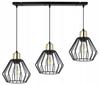 Hanging Lamp, Ceiling Chandelier, Wire Shade, Led