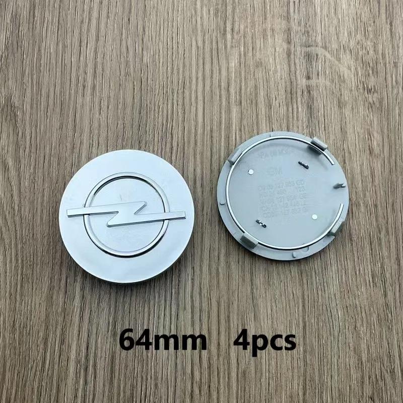 4pcs 54/58/60/64mm Car Wheel Center Hub Caps for Opel OPC Corsa E F A B C D Gsi Turbo Cors Line Hubcap Accessories