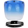 Retro Helmet Bubble Goggles 3/4 Helmet Wave Goggles Half Helmet Windproof Universal Transparent Lens Sunglasses