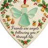 Sea Glass Angel Ornament Friends Are Angels Sea Glass Art Christmas