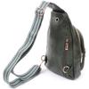 Удобная женская сумка с одной лямкой через плечо из экокожи VINTAGE Bag 22756 Зеленый