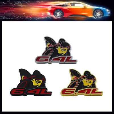 3D Премиум 6.4L Super Bee для капота автомобиля, крыла, багажника, задней крышки, шильдик, наклейка, эмблема, значок