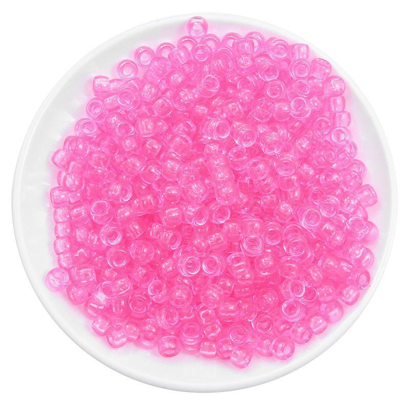 Акриловые бочкообразные бусины с большим отверстием 9x6 мм для изготовления браслетов своими руками