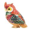 Crystal Owl Figurine Trinket Box Portable Jewelry Sotrage Organizer Home Decorative Handicraft