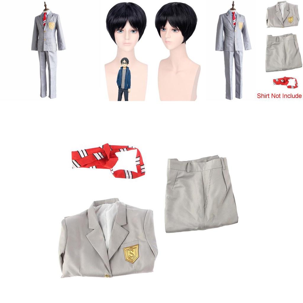 Изысканно изготовленный Косплей-костюм Аримы Косэя из аниме «Твоя апрельская ложь» для поклонников аниме и вечеринок