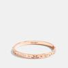 Coach Signature Hinged Bangle Cx686 B7m Rose Gold