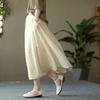 Half-body Skirt Women Summer Casual Versatile Elastic Women's Skirt Loose Comfortable Large Size Skirt