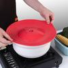 Silicone Pot Cover Spill Stopper Heat-Resistant Universal Anti-Overflow Cover for Pots Pans Multifunctional Pan Cover