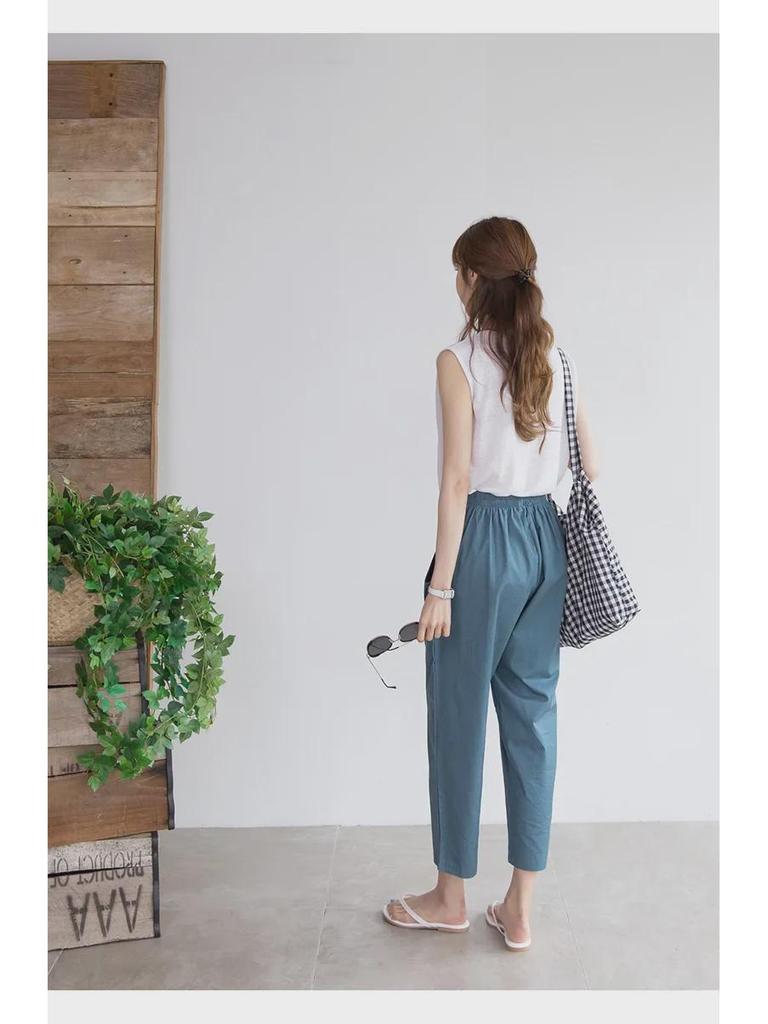 Women's Plus-Size Casual Harem Pants - Trendy Loose-Fit, Up To 200 Pounds