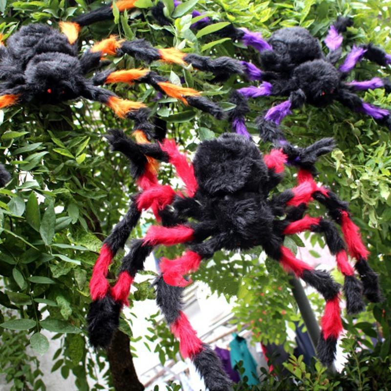 Паук 30/75/125 см большая плюшевая кукла 1 шт паук дети украшение на Хэллоуин ARI