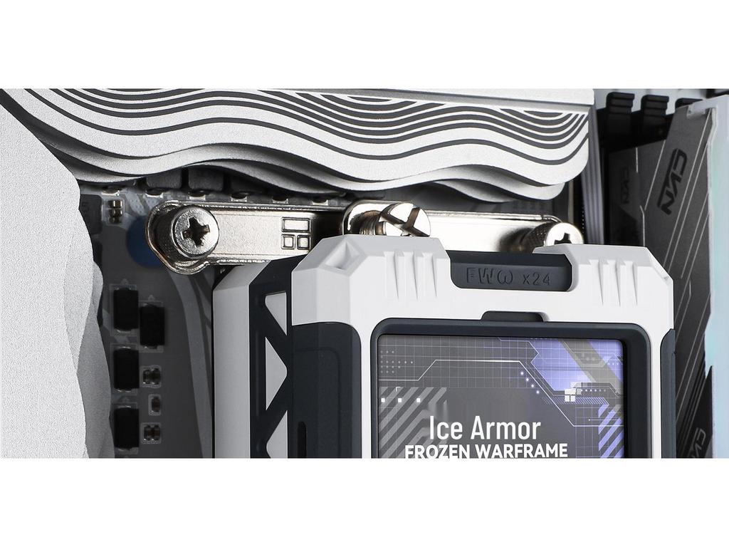 Thermalright Frozen Warframe 280 Ice Armor ARGB White Water Cooler with IPS LCD Display