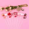 Silicone Drinking Dust Cap Heart-shaped Straw Tips Cover New Silicone Straw Plug  Bottle