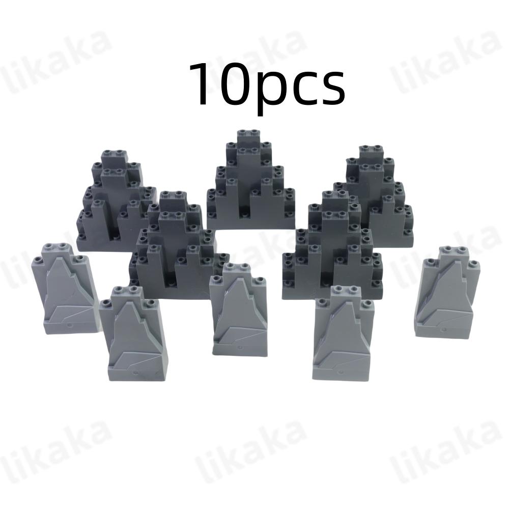 10 шт. Горы Холмы MOC Строительные блоки Игрушки Совместимые Городские аксессуары Модельные блоки DIY Игрушечные детали для детей Мальчиков Подарки