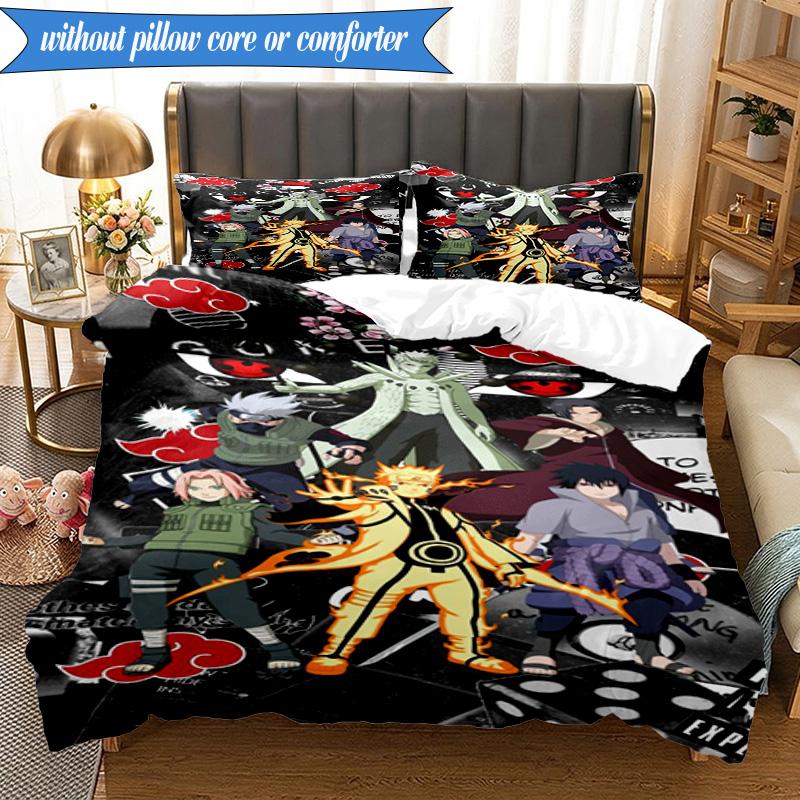 Ninja And Friends Collage 3pcs K-pop music group Bedding set,Ideal for Bedroom, Dormitory,Including Duvet Cover And 2pcs Pillowcases,Fan gifts