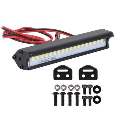 Dilwe RC Car LED Light RC Roof High Crawler Crawler Parts for Traxxas Scale RC Crawler 18 Lamp 83mm Lamp Easy Installation Bar, Lamp, Brightness, Acce