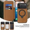 Кожаный чехол-книжка с магнитом для iPhone 17 16 15 14 13 12 11 Pro Max Air 16e Plus Магнитная подставка Слот для карт Кошелек
