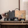 Керамический чайный набор для кунг-фу из 7 предметов, расписанный вручную Су