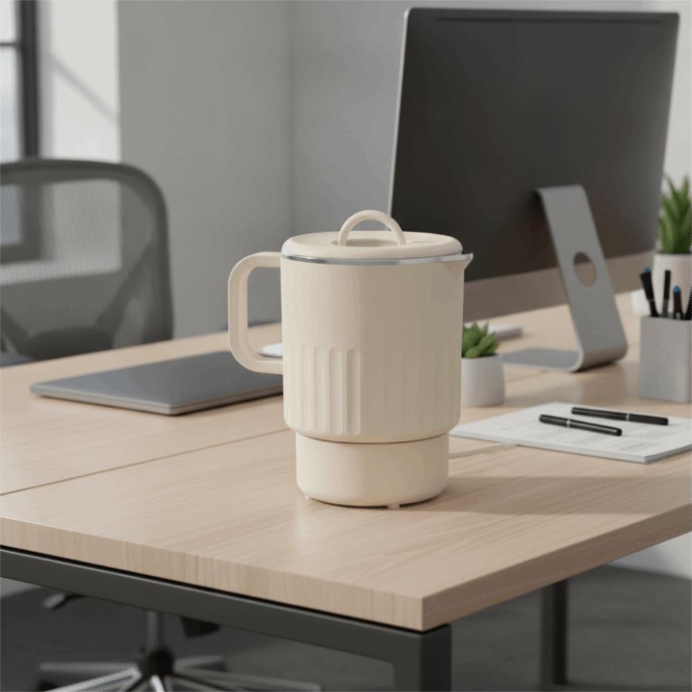 Space-saving Electric Boiling Pot 1000ML Insulated Thermos Office