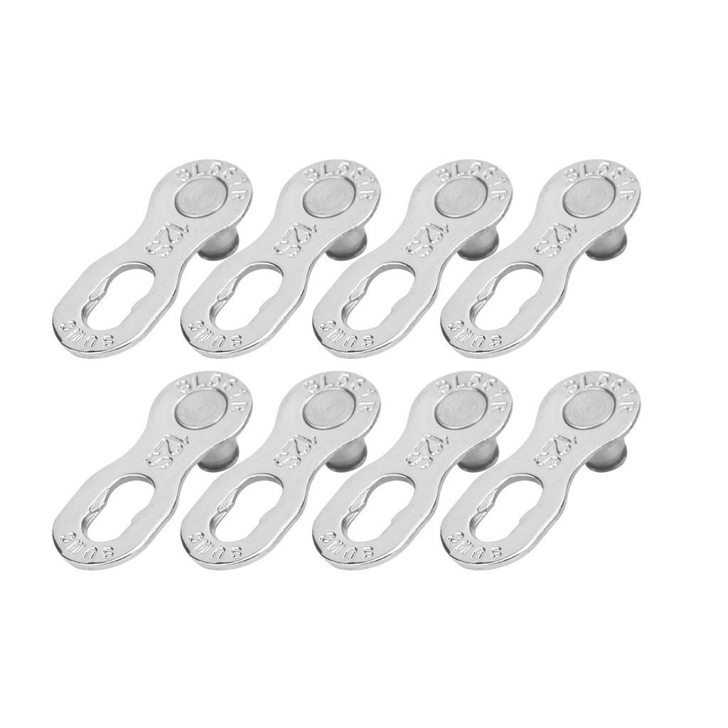 4Pair Steel Bike Bicycle 12Speed Chain Missing Link Connector Parts Cycling Accessorysilver