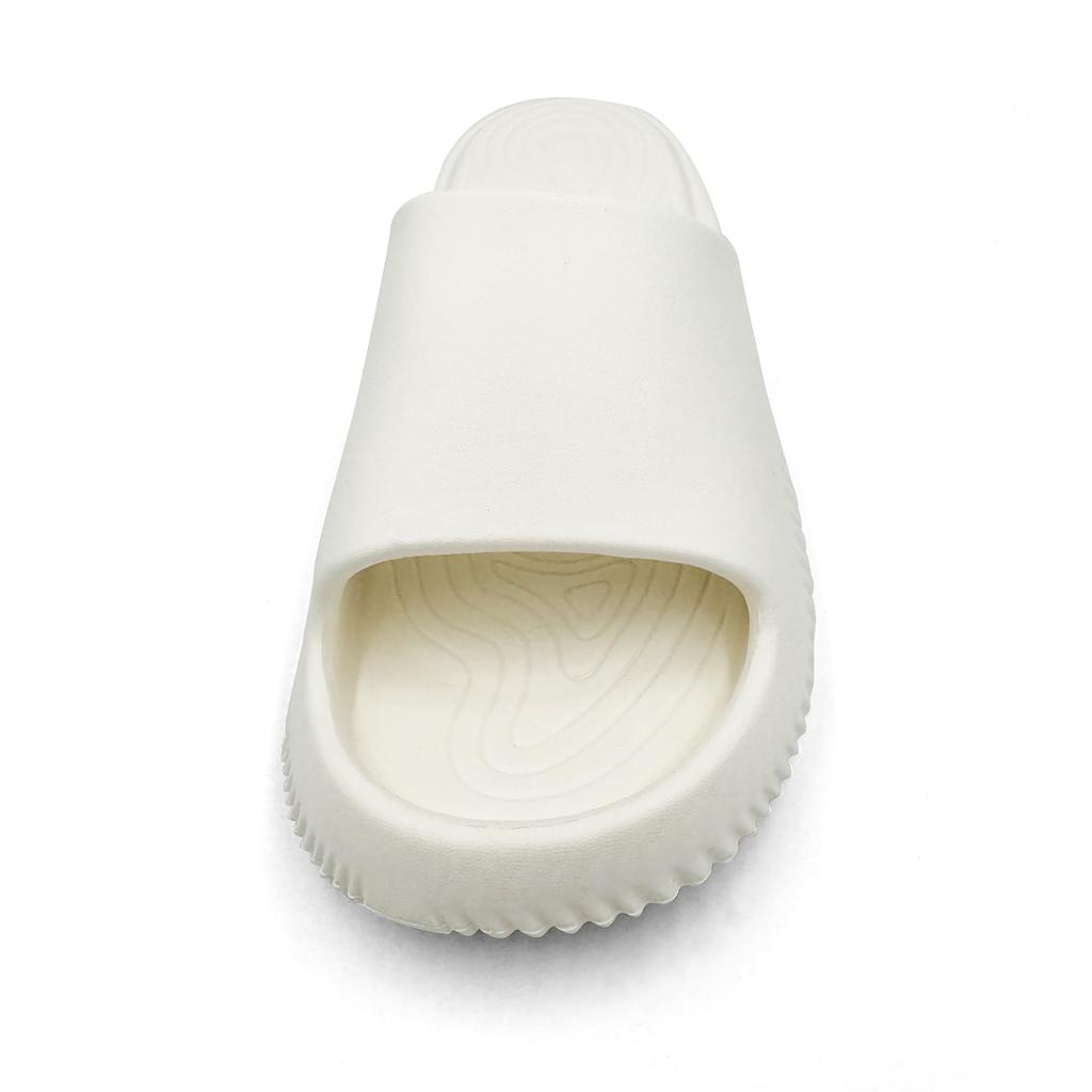 Amozi Indoor and Room Shower Slide Bath Rubber Indoor and Outdoor Shoes for the Thick Suitable for and Water Size Slippers, Men's Women's Sandals,