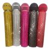 Wireless Microphone Rhinestones Microphone Cover Gold Silver Mic Handle Sleeve  Stage Party