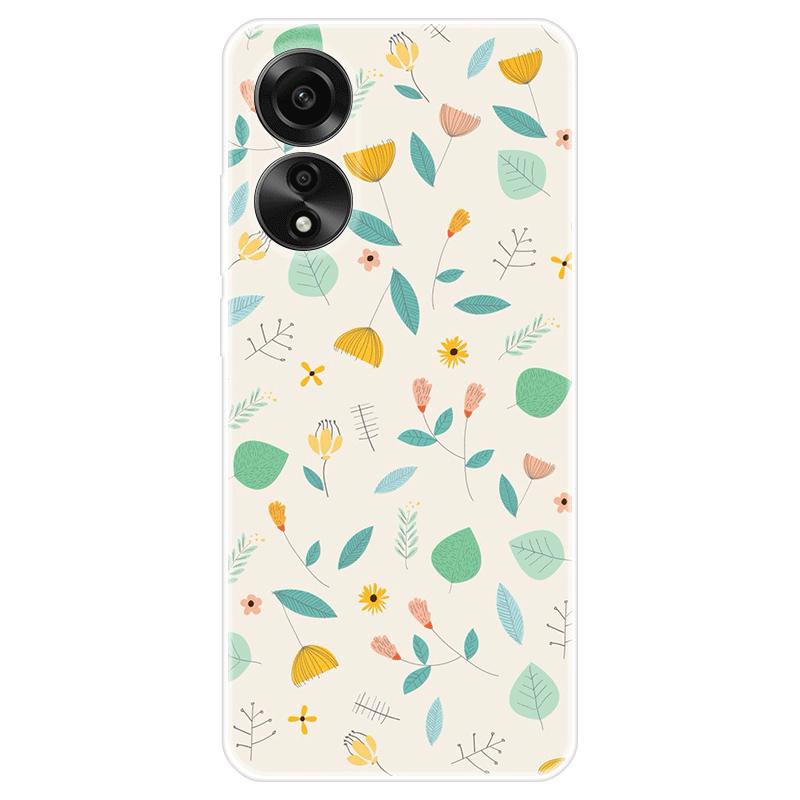 Для OPPO A58 A 58 4G чехол Мягкая силиконовая задняя крышка Мультяшный чехол для телефона Разнообразие