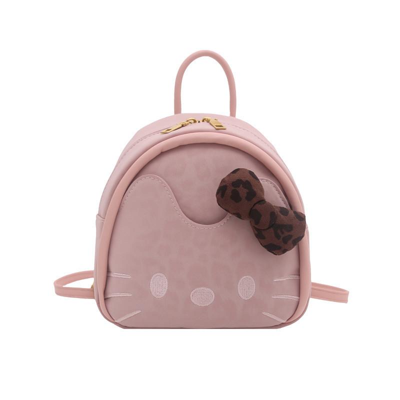 Hello Kitty Cartoon Cat Kids Backpack With Breathable Pu Material For School And Daily Use