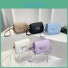 Simple Solid Color Bow Decoration Women Shoulder Bag For Casual Office And Outings