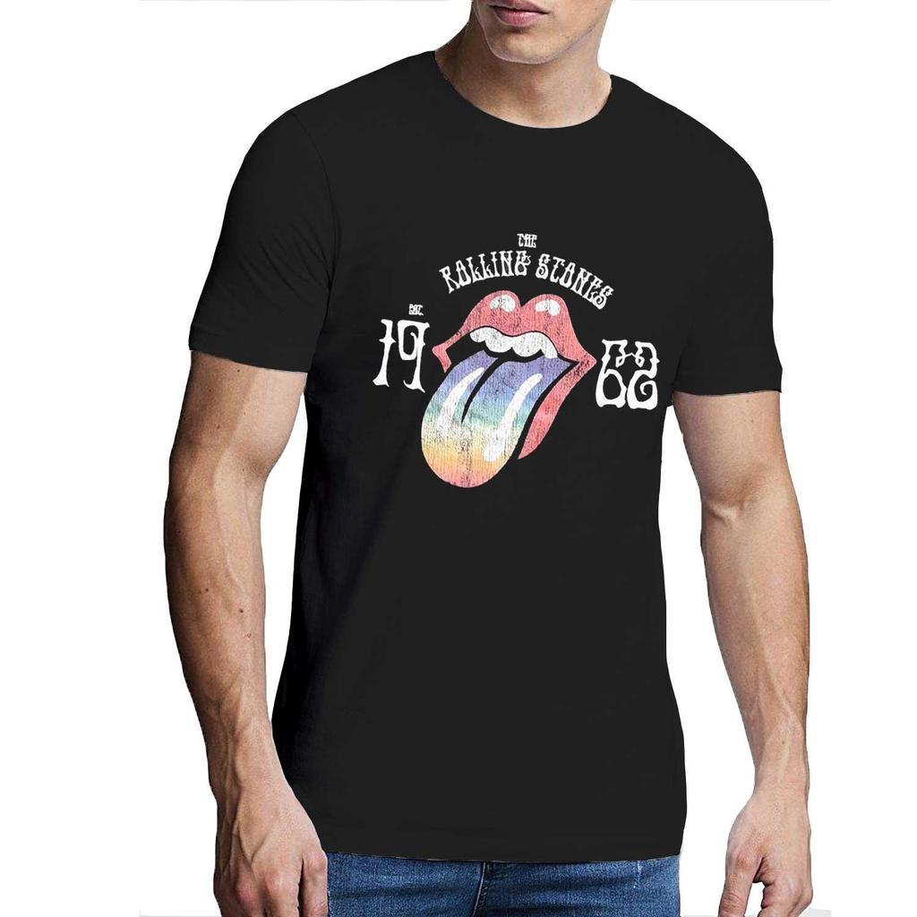 The Rolling Stones Футболка унисекс для взрослых Sixty Rainbow Hi-Build