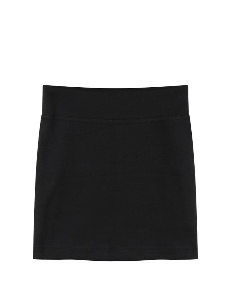 Женская черная мини-юбка с высокой талией 2024 года — сексуальная, обтягивающая и эластичная на весну