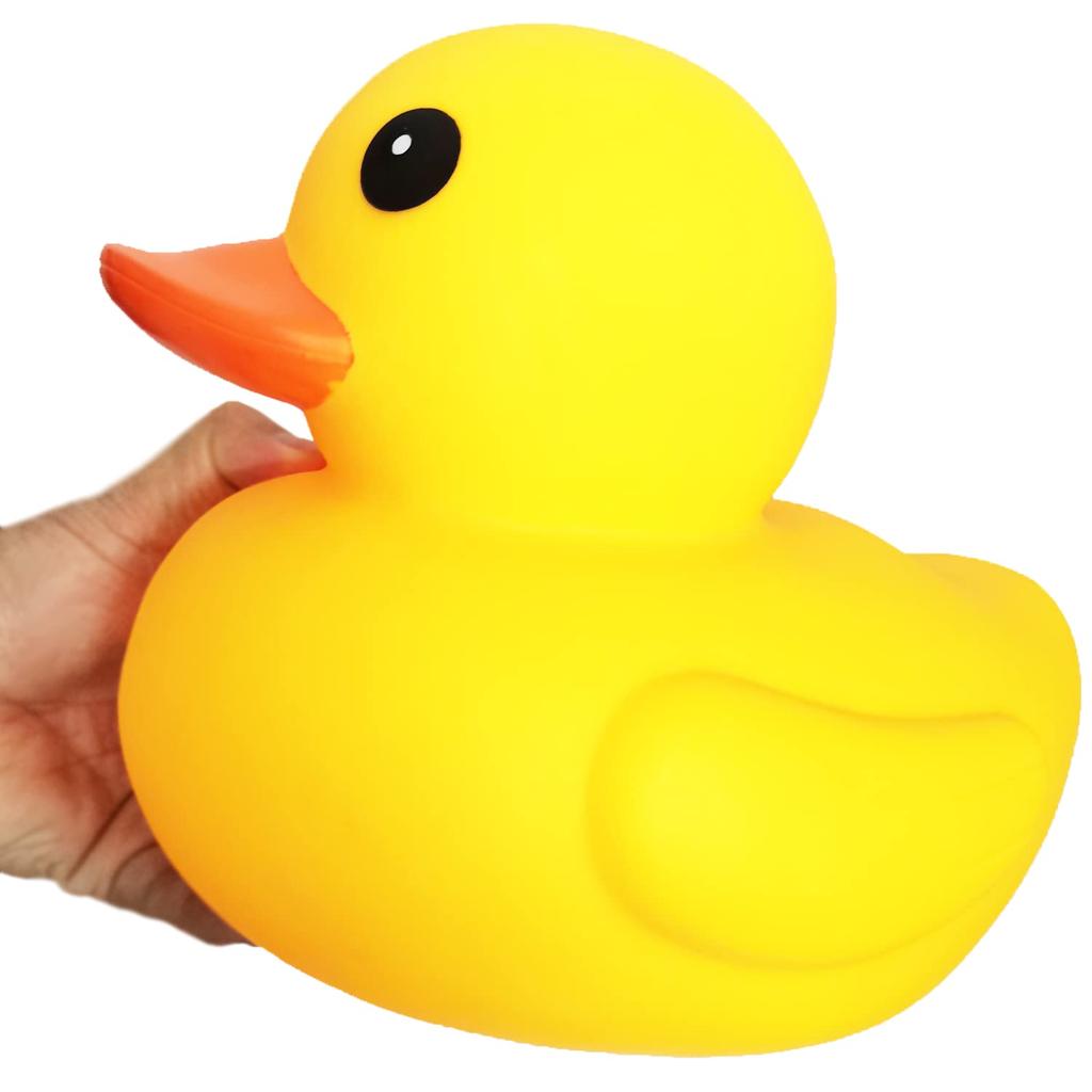 12Pcs Giant Rubber Duck 10.2 Inch Duck Giant Rubber Duck Large Rubber Squeaky Big Yellow Rubber Ducks