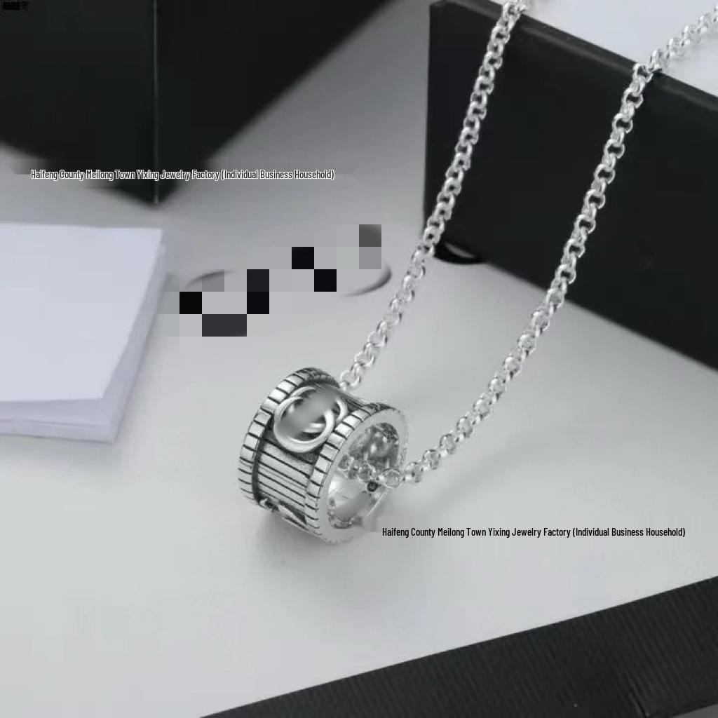 Винтажное ожерелье с двойным символом G, черепом и ключом: Унисекс Большой Размер, Смелая Любовь и Цепочка-свитер с Головой Тигра