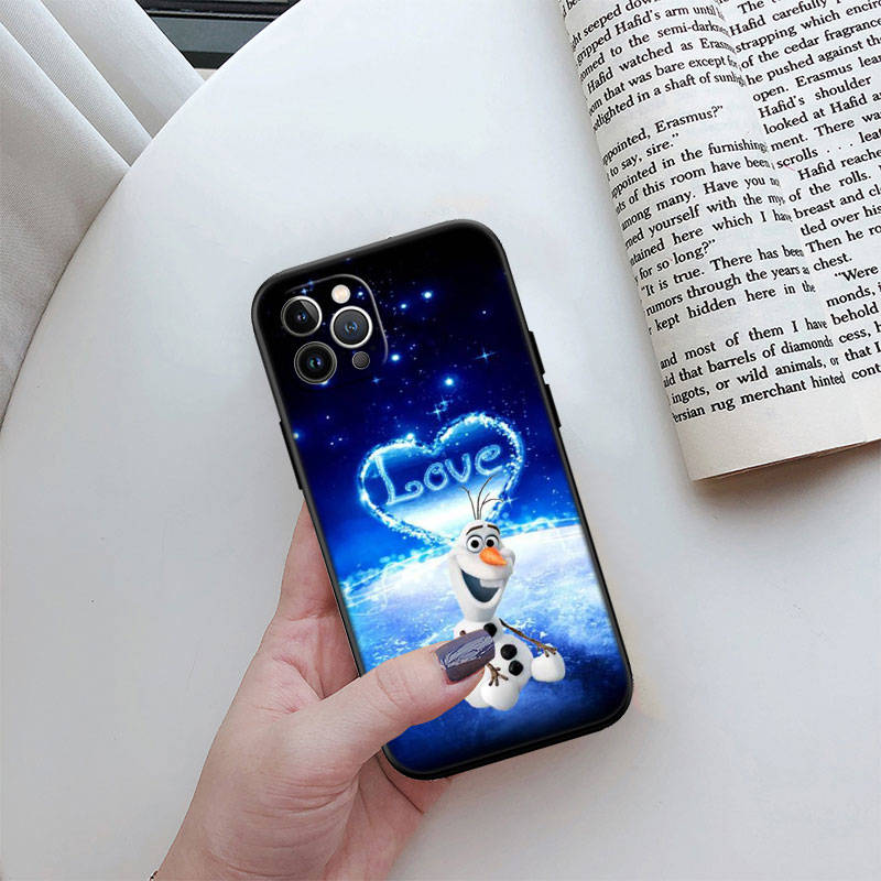 ED39 Олаф Эльза Анна чехол для телефона iPhone 6 6s 7 8 11 12 13 14 15 XS Pro Max XR X SE Samsung S20 S21 S22 S23 S24 FE Ultra Plus Lite S21S A55