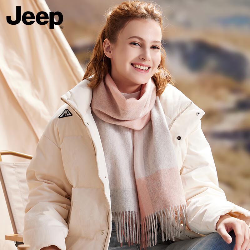Jeep Women's Pure Wool Autumn Winter Shawl