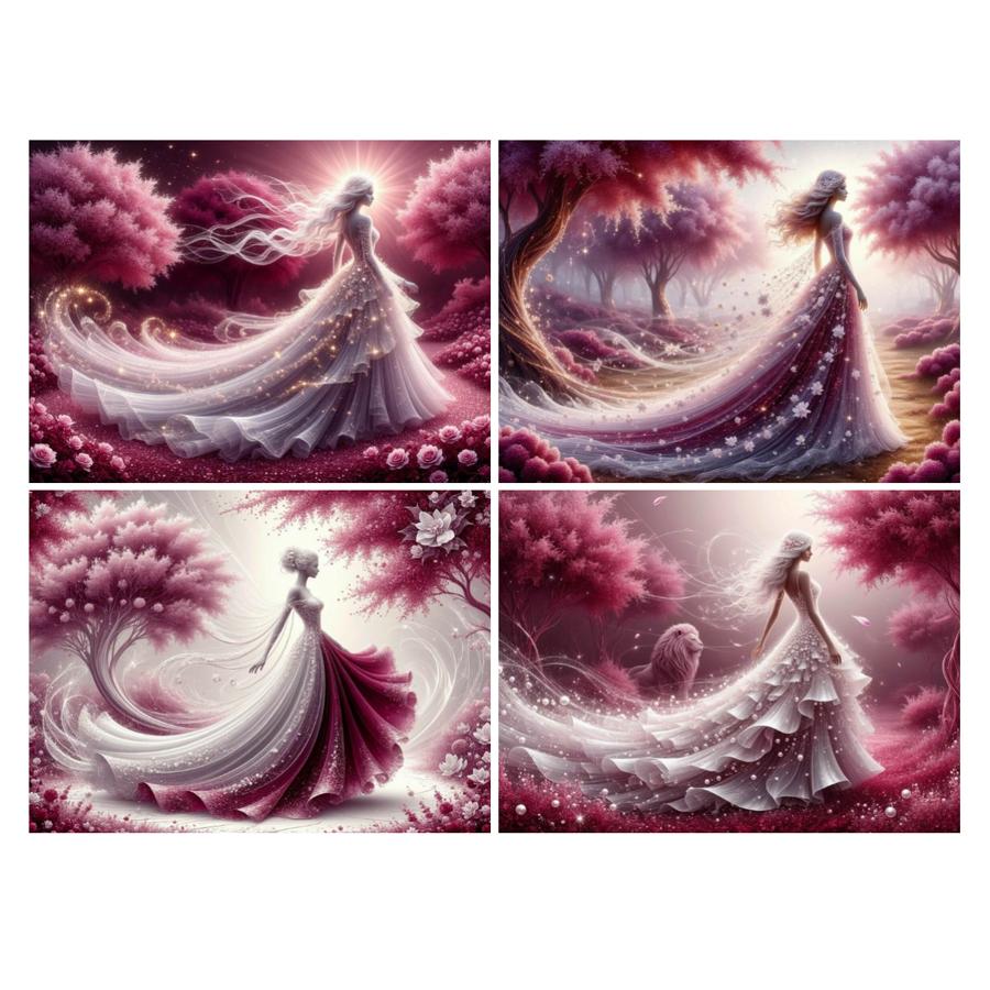 Diamond Painting New Collection Abstract Woman Landscape Diy Full Square Round Drill Rhinestone Embroidery Sale Mosaic Cross Stitch Kits