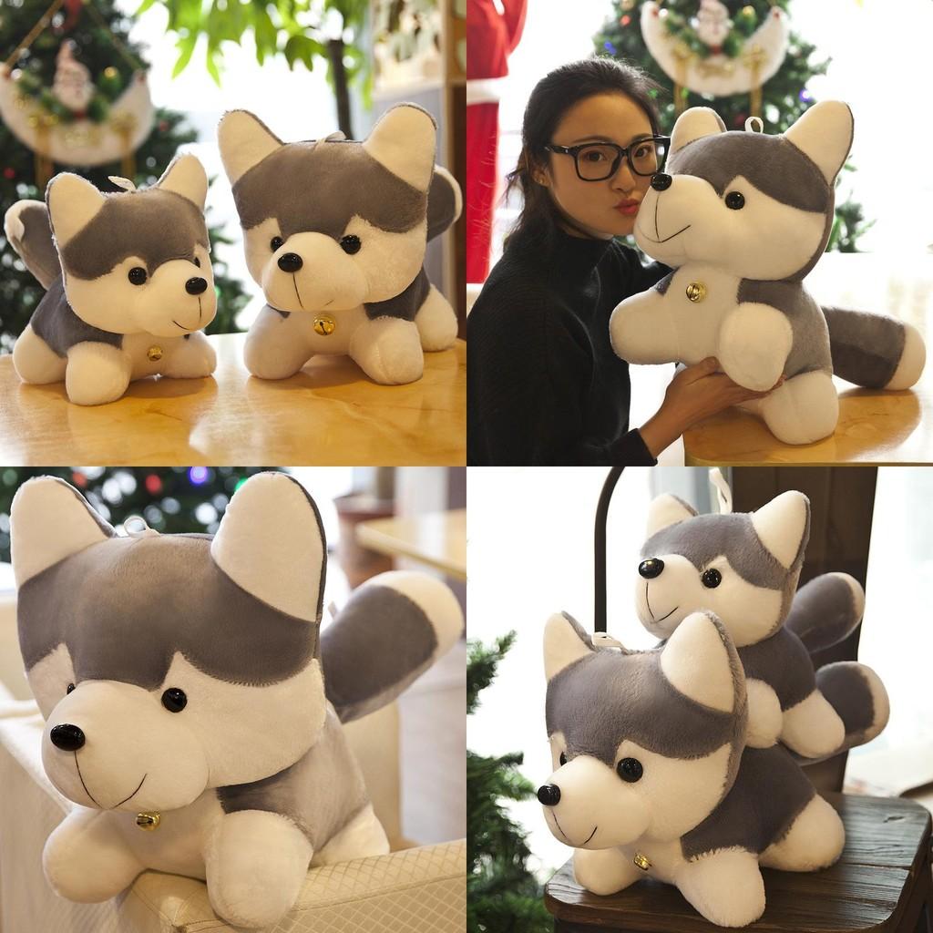 Husky Simulation Cartoon Plush Toy Animal Doll Dog Kid Soothing Gifts Sleep