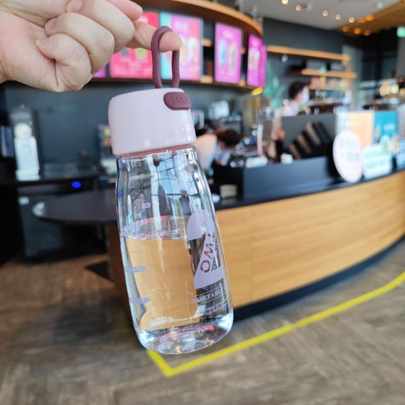 Plastic Fashion Sport Water Bottle 500ml Style Heat Resistant Leakproof Color Lovers Travel Water Bottles PC Material