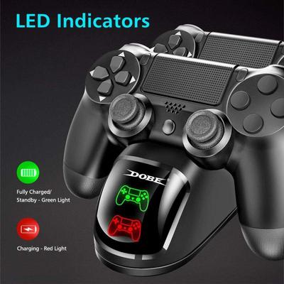 Двойной USB-контроллер, зарядное устройство, подставка для зарядки для PS4/Pro/тонкого игрового контроллера, джойстика, джойстика