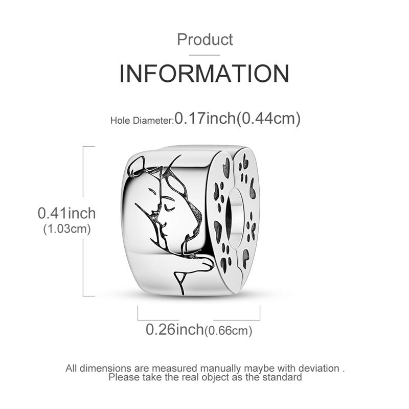Оригинальные Шармы Бусины Медные Клипсы Шармы Циркон Силиконовые Разделительные Бусины Подходят для Оригинального Браслета DIY Шарм Женские Украшения
