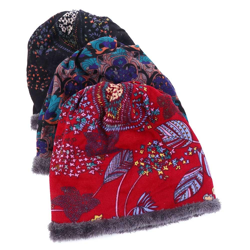 Korean Soft Neck Warm Multifunctional Warmer Plus Velvet Women Hat Velvet Bonnet Bib Hats Beanie