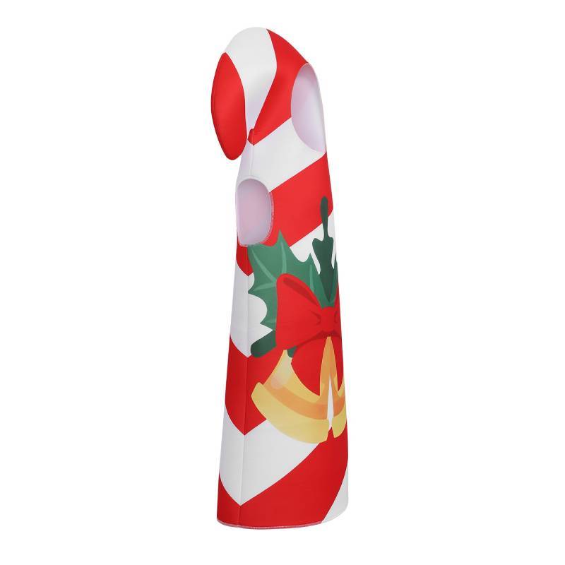 Праздничный детский костюм пряничного человечка из полиэстеровой ткани для нарядного переодевания и игр