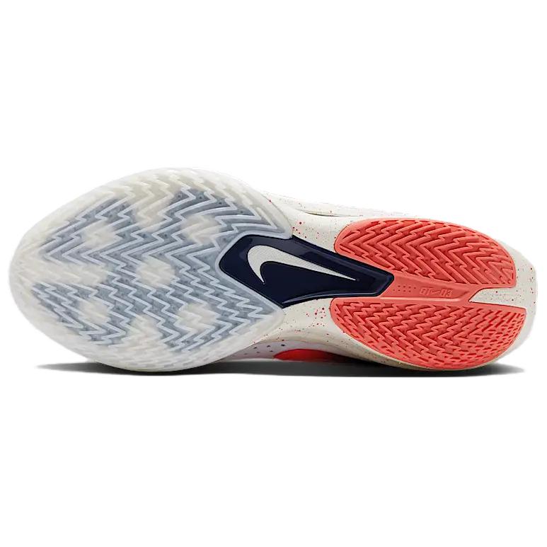 Nike Air Zoom GT Cut 3 CBHL мужские кроссовки белые сиренево-красные черные IB8870-191